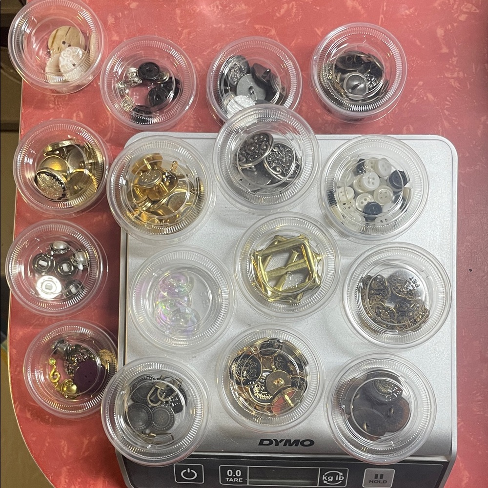 New assortment of buttons purchased at JoAnn Fabrics about 10 years ago